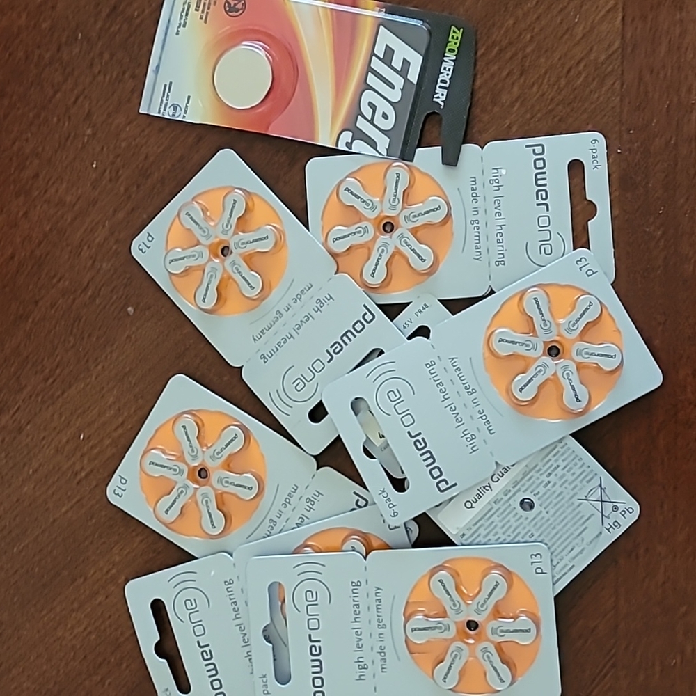 Power one Hearing Aide Batteries-7 packs